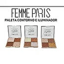Paleta De Contorno E Iluminador Femme Paris FR615
